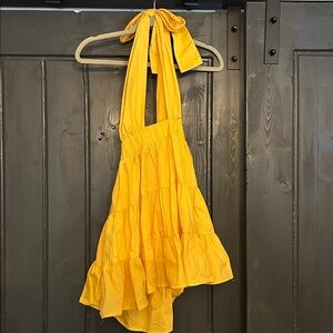 NEW yellow tie dress. Hazel and olive.